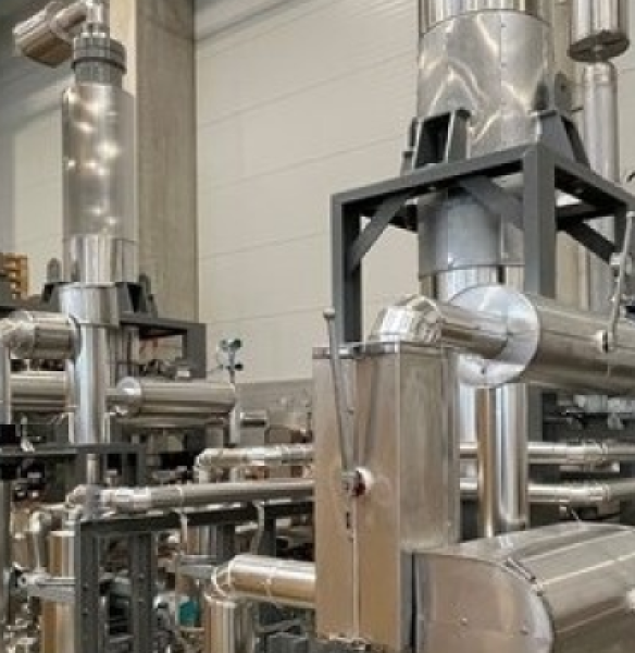 Gasreinigung ohne Verluste für H2 aus Chlor-Alkali-Eletrolyse