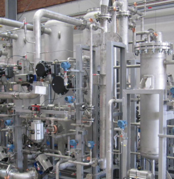 Hocheffektive Methanreinigung für Erdgasverflüssigungsanlagen