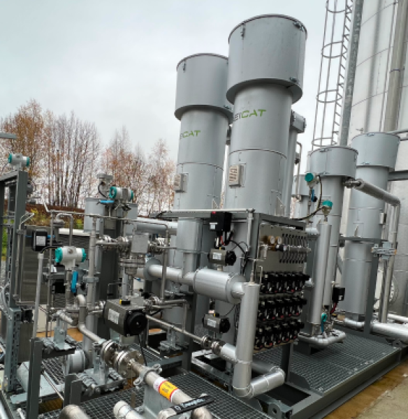 Wasserstoffreinigung für die größte P-t-X Anlage Deutschlands